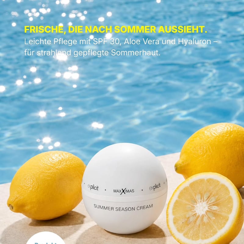 Sommerpflege mit der Summer Season Cream von DEYNIQUE
